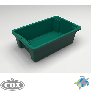 Green Recycled OBP Stack and Nest Containers