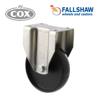 Fallshaw K Series Castors - 100mm Black Nylon Wheel