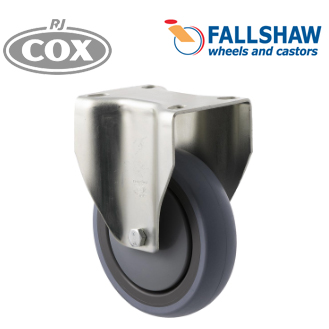 Fallshaw M Series Castors - 125mm Grey Rubber wheel