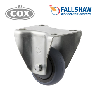 Fallshaw M Series Castors - 75mm Grey Rubber wheel