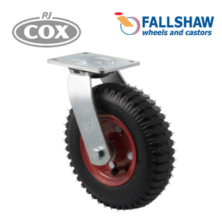 Fallshaw Y Series - 220mm dia Pneumatic & Puncture-proof Castors