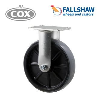 Fallshaw Core O Series Castors - 200mm PU on Nylon Wheel