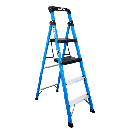 Bailey Twin Platform Stepladder - Fibreglass