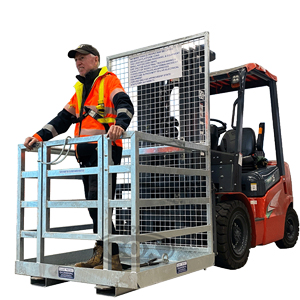 Forklift and Crane Safety Cages