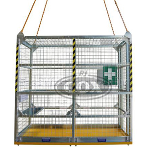 6 Person Crane Safety Cage Work Platforms