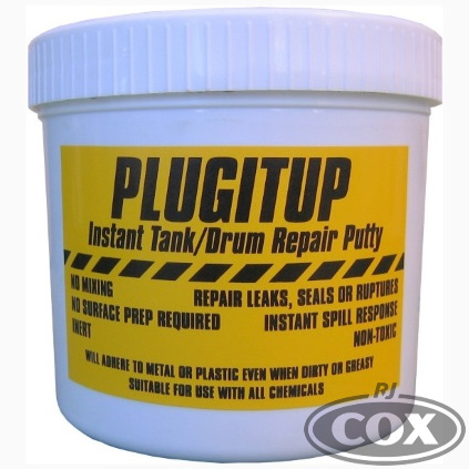 Plugitup Temporary Tank and Drum Repair Putty