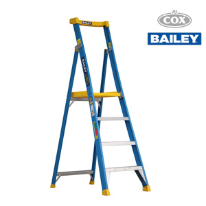 Bailey P150 Mk2 Fibreglass Platform Step Ladder 