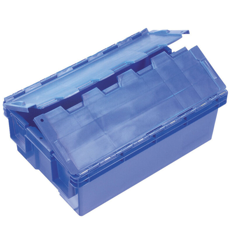 Nally Security Crate with Hinging Lid