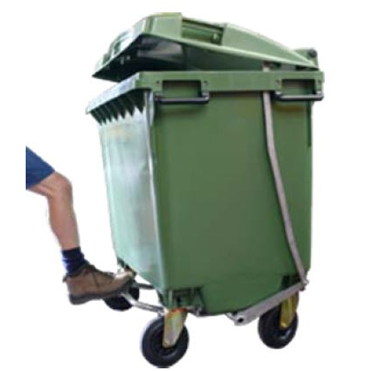 Foot Operated Big Lid Lifta 660L & 1100L, Hands Free Disposal