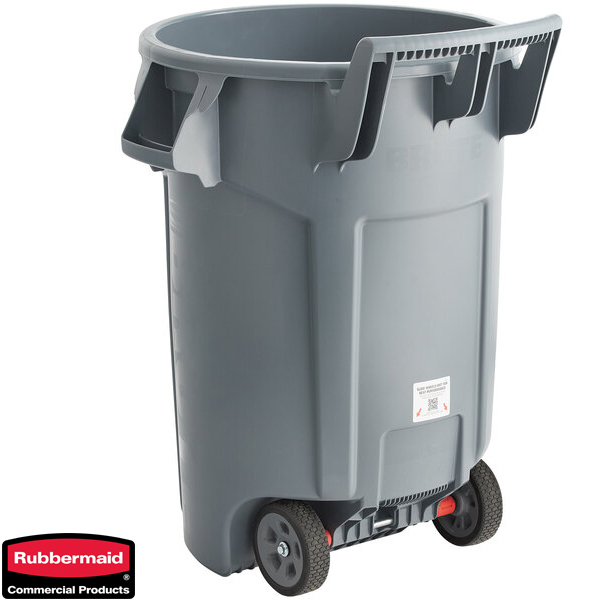 Rubbermaid 167L Wheeled Round BRUTE Container 2131929