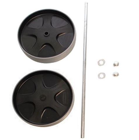 Rubbermaid FG9T73-L9 Replacement Wheel and Axle Kit includes washers, nuts, axle