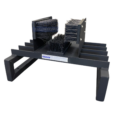Boot cleaning brush stand 2025