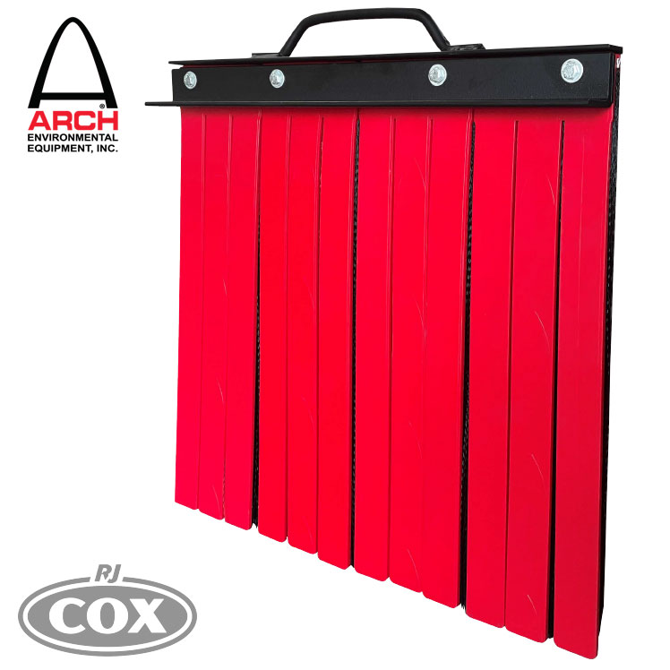 Arch Simplicity Chute Baffle Dust Curtain Suppression System