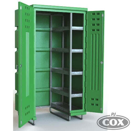 Tool Locker Tuff Resilient Plastic Construction