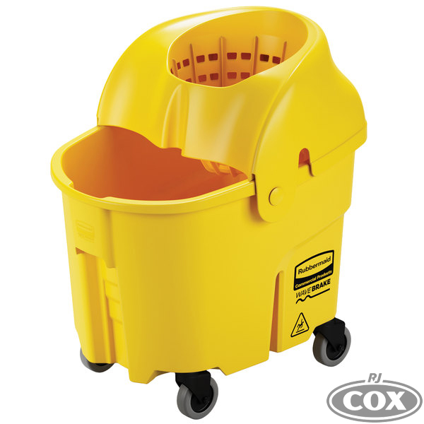 Rubbermaid WaveBrake Institution Mop Bucket and Wringer