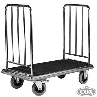 Stainless Steel Luggage Platform Trolley 4 Star