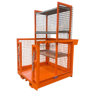 Work Platform Order Picking Safety Cage with Shelves for Forklifts