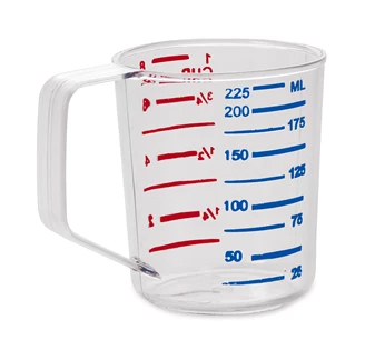 Rubbermaid BouncerÂ® Measuring Cup 225ml (8 Oz) Clear