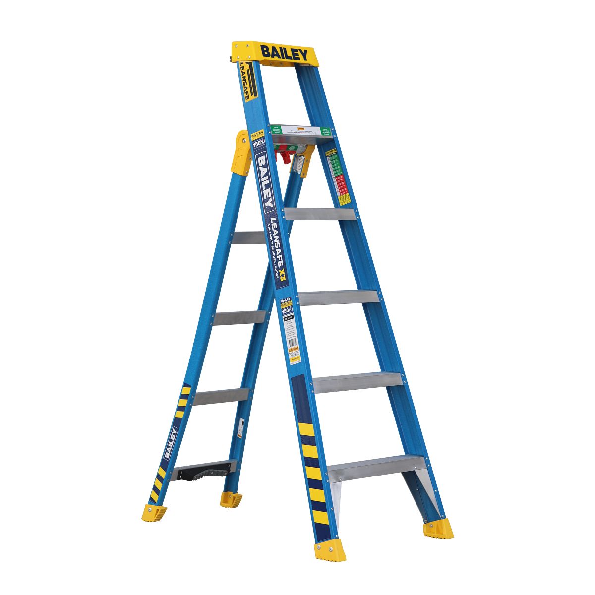 Bailey Leansafe X3 3-in-1 Fibreglass Ladder