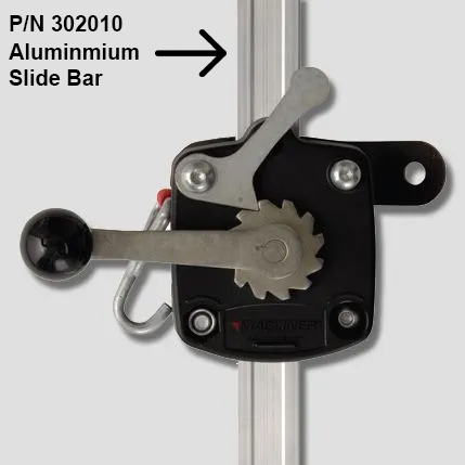 Aluminmium Slide Bar for Rotatruck Ratchet Strap Assembly