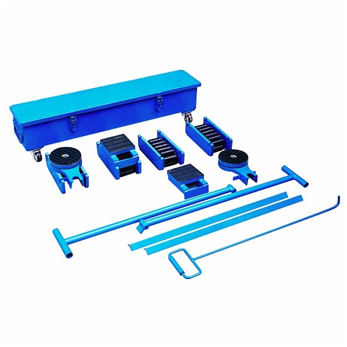 Load Skate Set - 30 Tonne Capacity - Kit Includes Skates, Turntables and Plates