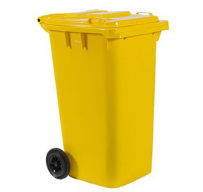 Two-Wheel Wheelie Bins for Garbage, Recycling or Vegetation