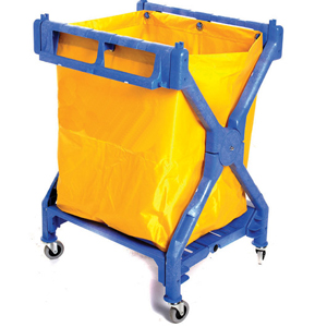 Heavy-Duty Laundry Cart - Soiled Linen Trolley with Bag