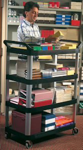 Rubbermaid 4 Tier Traymobile Trolley