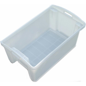 Fish Market Crate Plastic Stack & Nest Container