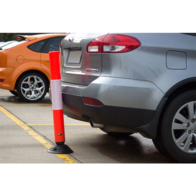 Two-Piece Knockdown Plastic Bollard