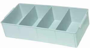Icon Nylex 400 Series Plastic Parts Storage Sorting Tray Large Container Box
