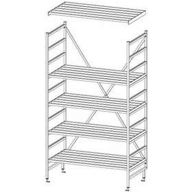 Mantova Heavy-Duty Ladder Shelving