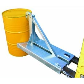 NON-Hydraulic Drum Handling Forklift Attachment