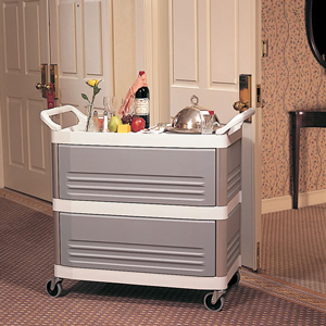 Rubbermaid 4093 Enclosed Utility Cart 