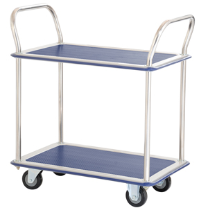 Jumbo 2 Tier Multi Shelf Trolley - Service Cart