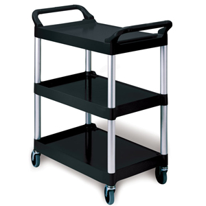 Rubbermaid Small 3 Tier Utility Cart Service Trolley FG3424-88