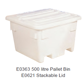 Pallet Bins - Heavy-Duty Rotomolded Bulk Plastic Containers and Lids