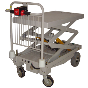 Liftmate Powered Platform Trolley with Hydraulic Lift