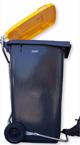 Lid Lifta - Foot Pedal Operated Bins